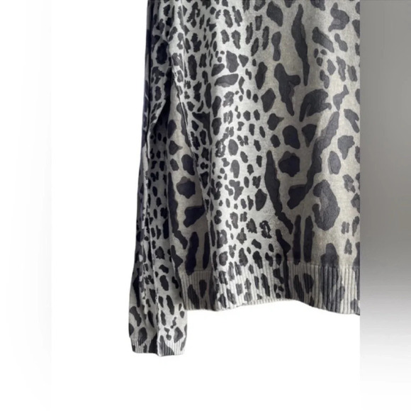 ATM ANTHONY THOMAS MELILLO Women's Animal-print Cashmere Blend Size M - Picture 5 of 15